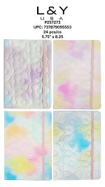 Rainbow Floral Pattern Notebook - 12/pk 2bx/cs image 2
