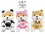 Boba Drinking Corgi Plush 24" - 1/pk 6bx/cs image 2