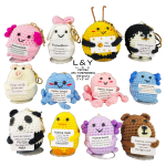 Little Happy Animal Plushes - 12/pk 20bx/cs image 2