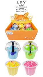 Super Soft Plum Blossom Cup Squishy Toys - 12/pk 6bx/cs image 2