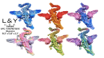21" 3D Printed Winged Dragon - 6/pk 6bx/cs image 2
