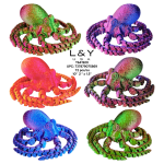 3D Printed Octopus - 12/pk 6bx/cs image 2