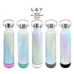 Gradient Water Bottle with Speaker Bottom and Metal Cap 30oz - 1/pk 30bx/cs image 2