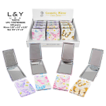 Butterfly Themed Rectangular Compact Mirror - 12/pk 20bx/cs image 2