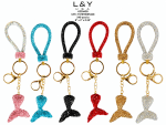 Bling Fishtail Keychains - 12/pk 20bx/cs image 1