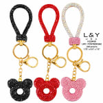 Bear Ear Donut Keychain's - 12/pk 20bx/cs image 1