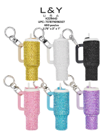 Mini Bling Tumbler Keychains - 12/pk 50bx/cs image 1