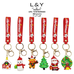 Christmas Themed Keychains - 12/pk 30bx/cs image 1