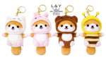 Animal Costumed Corgi Keychains - 12/pk 20bx/cs image 1