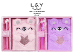 Heart Puppy Notebook & Pen Set - 12/pk 2bx/cs image 1