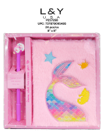Mermaid Tail Notebook & Pen Set - 12/pk 2bx/cs image 1
