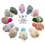 Crocheted Turtle Keychains - 12/pk 20bx/cs image 1