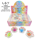 Glittery Paw Squishies - 12/pk 20bx/cs image 1