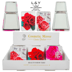Rose Style Slim Compact Mirror - 12/pk 20bx/cs image 1