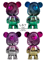 Rainbow Bear Fan - 12/pk 6bx/cs image 1