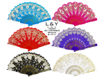 Mix Color Hand Fan - 12/pk 50bx/cs image 1