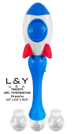 Short Rocket Bubble Wand - 12/pk 2bx/cs image 1