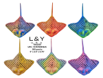 3D Printed Stingray - 12/pk 25bx/cs image 1