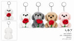 Romantic Bouquet Mini Bear Plushie Keychain - 12/pk 20bx/cs image 2