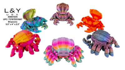 3D Printed Mecha-Crabs - 12/pk 7bx/cs cs.84
