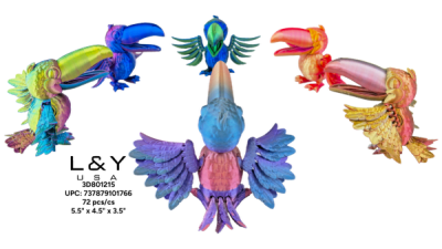 3D Printed Toucans - 6/pk 12bx/cs cs.72