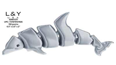 3D Printed Dolphins - 12/pk 16bx/cs cs.192
