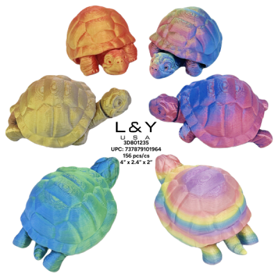3D Printed Tortoise - 12/pk 13bx/cs cs.156