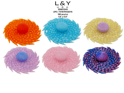 3D Printed Spiral Jellyfish - 12/pk 15bx/cs cs.180