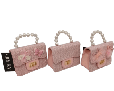 Small Carry Purse W/ pearl Strap - 1/pk 100bx/cs cs.100