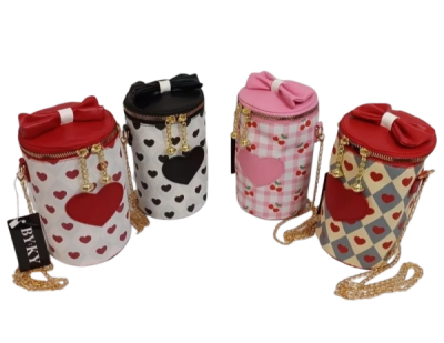 Cute Round Purse w/ Bowtie - 12/pk 5bx/cs cs.60