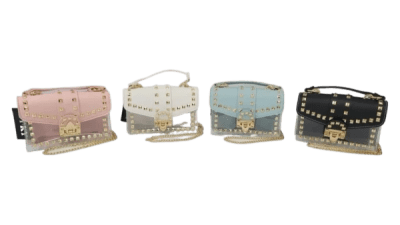 Clear Edgy Clutch Handbag - 12/pk 3bx/cs cs.36