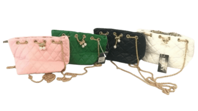 PU Quilted Scrunchy Purse - 12/pk 5bx/cs cs.60