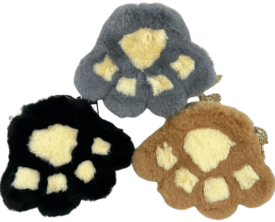 Furry Bear Paw Crossbody Purse - 6oea/cs - 12/pk 5bx/cs cs.60
