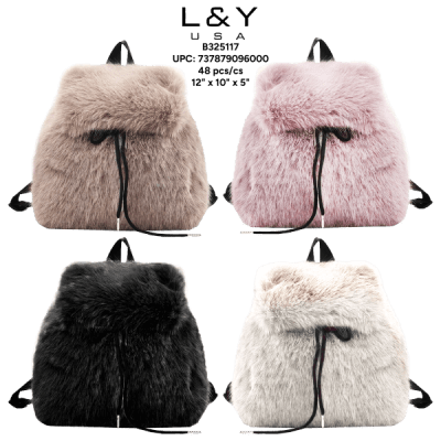 Fur Backpack - 12/pk 4bx/cs cs.48