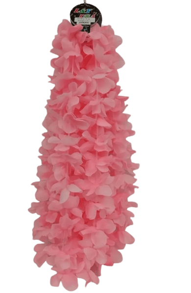 Solid Pink Leis - 12/pk 25bx/cs cs.300