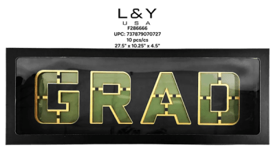 Grad Floral Box W/ Oasis - 1/pk 10bx/cs cs.10