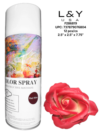 Red Wine Flower Spray - 1/pk 12bx/cs cs.12