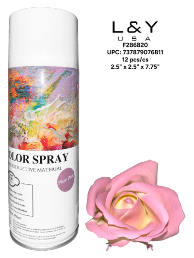Plum Pink Flower Spray - 1/pk 12bx/cs cs.12