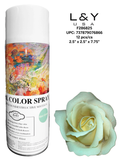 Mint Green Flower Spray - 1/pk 12bx/cs cs.12