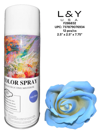 Ash Blue Flower Spray - 1/pk 12bx/cs cs.12