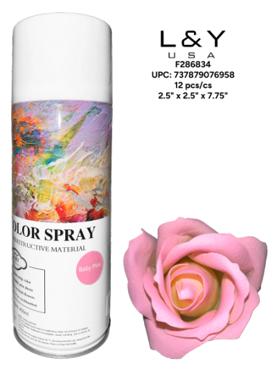 Baby Pink Flower Spray - 1/pk 12bx/cs cs.12