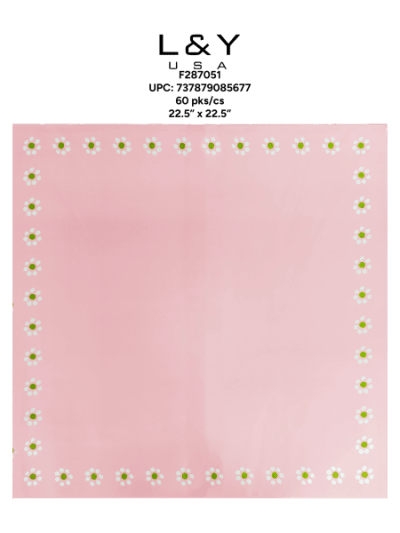 Pink Ollita de Barro Floral Paper - 20/pk 60bx/cs cs.60