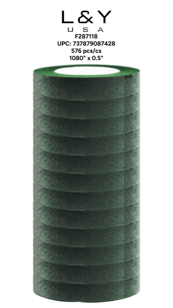 Green Floral Tape - 12/pk 48bx/cs cs.48pk