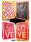 Large Love Themed Gift Bags - 12/pk 10bx/cs cs.120
