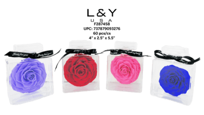 Eternal Rose Acrylic Gift Box - 12/pk 5bx/cs cs.60