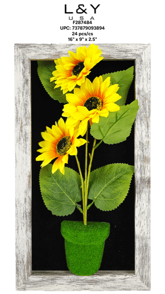 Sunflower Photo Frame - 1/pk 24bx/cs cs.24