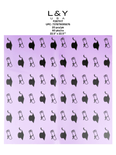 Purple Graduation Paper - 20/pk 60bx/cs cs.60
