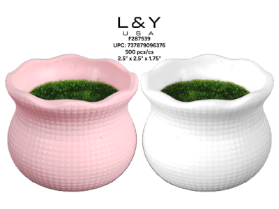 Square Pattern Mini-Pots - 50/pk 10bx/cs cs.10bx
