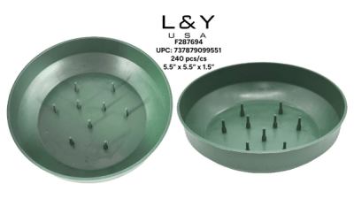 Round Floral Arrangement Bowl - 12/pk 20bx/cs cs.240