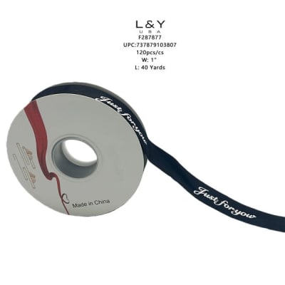 Black Ribbon 1" (40yd) - 12/pk 10bx/cs cs.120